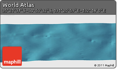 Satellite Panoramic Map of the Area around 35° 6' 5" S, 131° 49' 29" E
