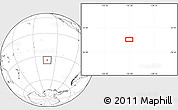 Blank Location Map of the area around 35° 6' 5" S, 132° 31' 30" W