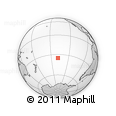 Outline Map of the Area around 35° 6' 5" S, 138° 28' 29" W, rectangular outline