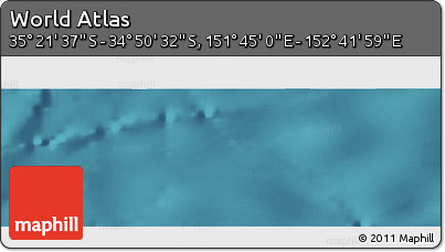 Satellite Panoramic Map of the Area around 35° 6' 5" S, 152° 13' 29" E