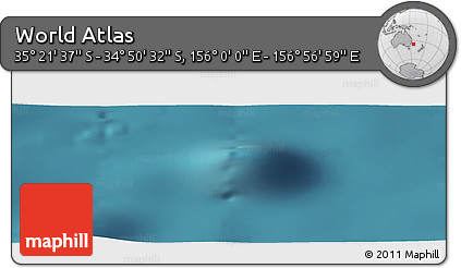 Satellite Panoramic Map of the Area around 35° 6' 5" S, 156° 28' 29" E
