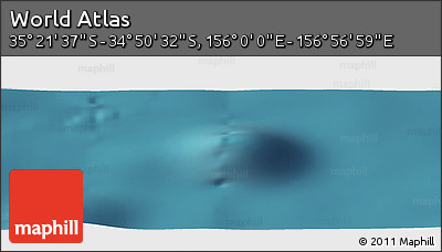 Satellite Panoramic Map of the Area around 35° 6' 5" S, 156° 28' 29" E