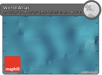Satellite Map of the Area around 35° 6' 5" S, 157° 19' 29" E