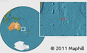 Satellite Location Map of the area around 35° 6' 5" S, 159° 1' 30" E