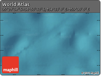 Satellite Map of the Area around 35° 6' 5" S, 159° 1' 30" E
