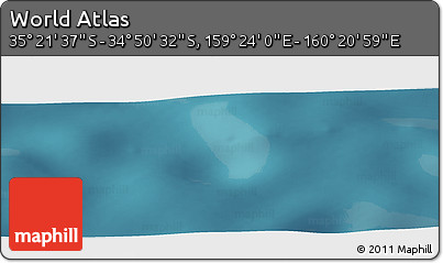 Satellite Panoramic Map of the Area around 35° 6' 5" S, 159° 52' 30" E