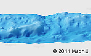 Political Panoramic Map of the area around 35° 6' 5" S, 15° 13' 29" W