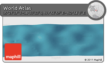 Satellite Panoramic Map of the Area around 35° 6' 5" S, 162° 25' 30" E