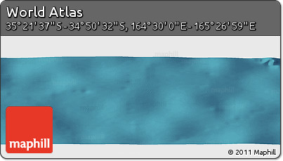 Satellite Panoramic Map of the Area around 35° 6' 5" S, 164° 58' 29" E