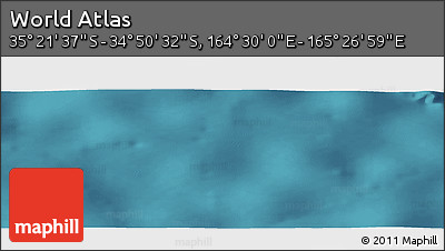 Satellite Panoramic Map of the Area around 35° 6' 5" S, 164° 58' 29" E