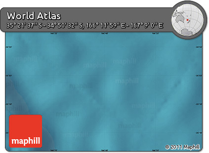 Satellite Map of the Area around 35° 6' 5" S, 166° 40' 30" E