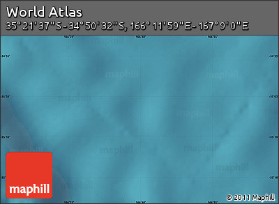 Satellite Map of the Area around 35° 6' 5" S, 166° 40' 30" E