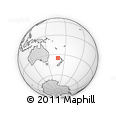 Outline Map of the Area around 35° 6' 5" S, 168° 22' 30" E, rectangular outline