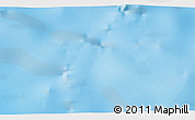 Physical 3D Map of the area around 35° 6' 5" S, 169° 13' 29" E