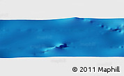 Physical Panoramic Map of the area around 35° 6' 5" S, 172° 28' 29" W