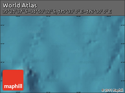 Satellite Map of the Area around 35° 6' 5" S, 176° 1' 30" E