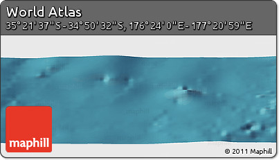 Satellite Panoramic Map of the Area around 35° 6' 5" S, 176° 52' 30" E
