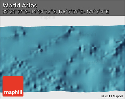 Satellite 3D Map of the Area around 35° 6' 5" S, 178° 34' 29" E
