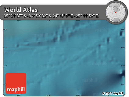 Satellite Map of the Area around 35° 6' 5" S, 24° 43' 30" E