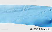 Physical Panoramic Map of the area around 35° 6' 5" S, 24° 43' 30" E