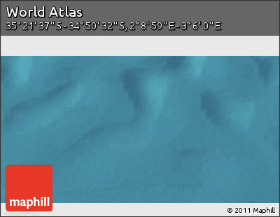 Satellite 3D Map of the Area around 35° 6' 5" S, 2° 37' 30" E