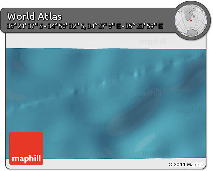 Satellite 3D Map of the Area around 35° 6' 5" S, 34° 55' 29" E
