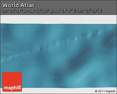 Satellite 3D Map of the Area around 35° 6' 5" S, 34° 55' 29" E