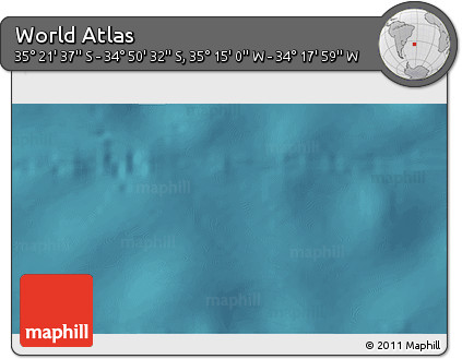 Satellite 3D Map of the Area around 35° 6' 5" S, 34° 46' 29" W