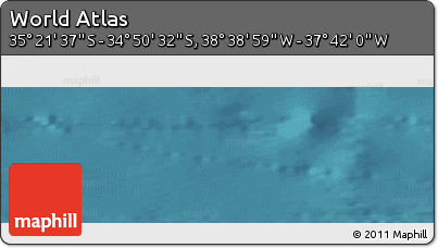Satellite Panoramic Map of the Area around 35° 6' 5" S, 38° 10' 29" W