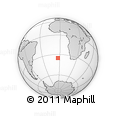 Outline Map of the Area around 35° 6' 5" S, 3° 19' 30" W, rectangular outline