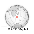 Outline Map of the Area around 35° 6' 5" S, 40° 52' 30" E, rectangular outline