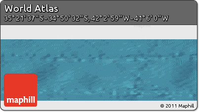 Satellite Panoramic Map of the Area around 35° 6' 5" S, 41° 34' 30" W