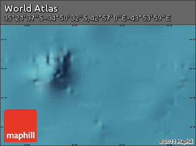 Satellite Map of the Area around 35° 6' 5" S, 43° 25' 29" E