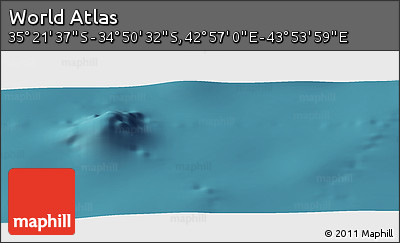 Satellite Panoramic Map of the Area around 35° 6' 5" S, 43° 25' 29" E