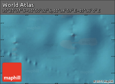 Satellite Map of the Area around 35° 6' 5" S, 45° 7' 30" E