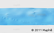 Physical Panoramic Map of the area around 35° 6' 5" S, 45° 7' 30" E