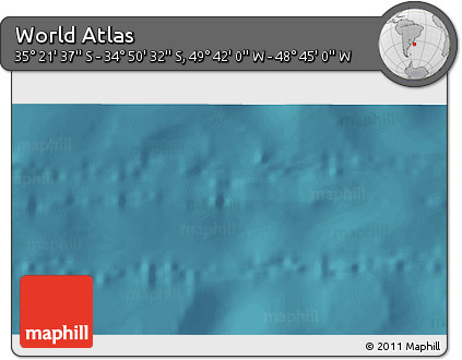 Satellite 3D Map of the Area around 35° 6' 5" S, 49° 13' 30" W