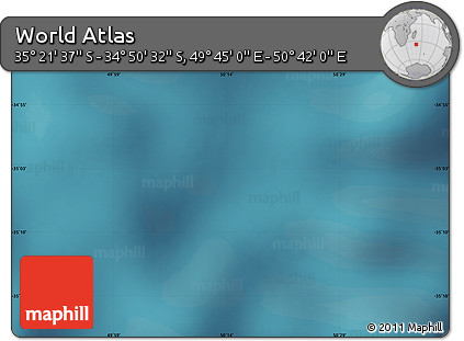 Satellite Map of the Area around 35° 6' 5" S, 50° 13' 30" E