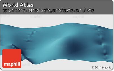 Satellite Panoramic Map of the Area around 35° 6' 5" S, 53° 37' 30" E