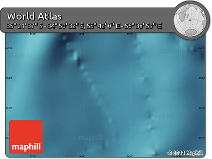 Satellite Map of the Area around 35° 6' 5" S, 56° 10' 29" E