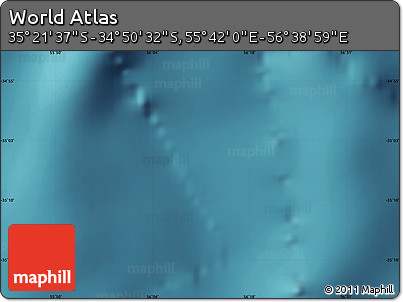 Satellite Map of the Area around 35° 6' 5" S, 56° 10' 29" E