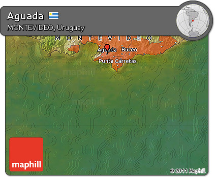 Satellite Map of Aguada