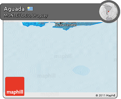 Political Panoramic Map of Aguada