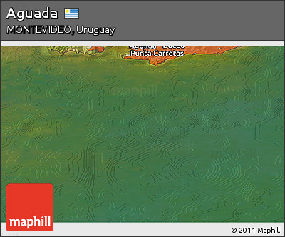 Satellite Panoramic Map of Aguada