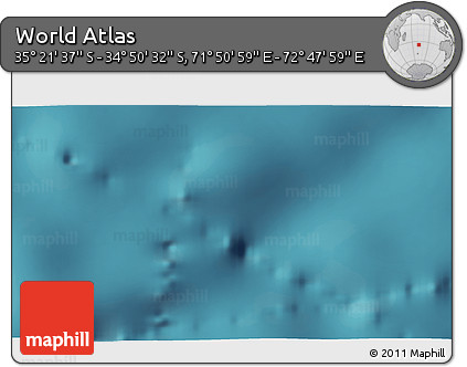 Satellite 3D Map of the Area around 35° 6' 5" S, 72° 19' 29" E