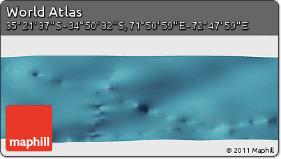 Satellite Panoramic Map of the Area around 35° 6' 5" S, 72° 19' 29" E