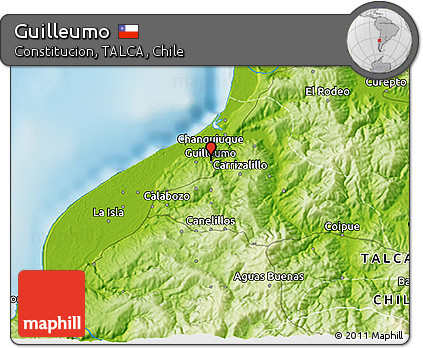 Physical 3D Map of Guilleumo