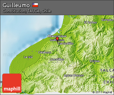 Physical 3D Map of Guilleumo
