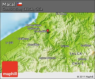 Physical 3D Map of Macal