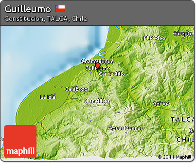 Physical 3D Map of Guilleumo